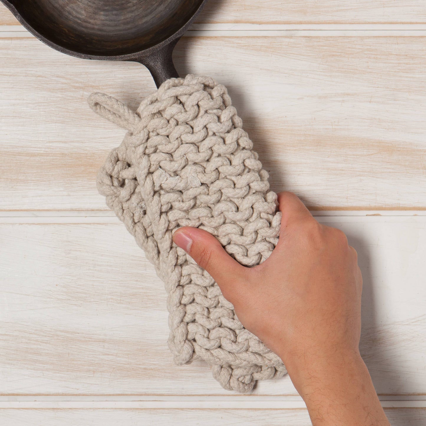 Knit Trivet, Pot Holder