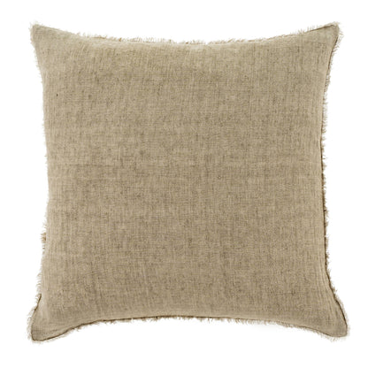 24x24 Lina Linen Pillow Flax