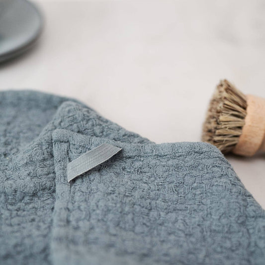 Linen Dishcloth | Misty Blue